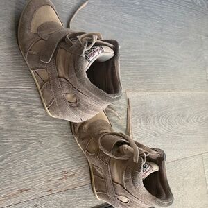 Ash Women's Wedges in Brown and Tan